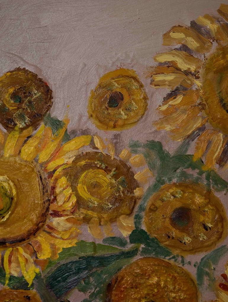 Original Figurative Floral Painting by Gianuario Manunta
