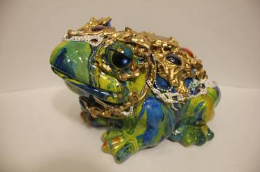 Unique Treasure Ceramic Symbol of Rich Magic Princess Frog thumb