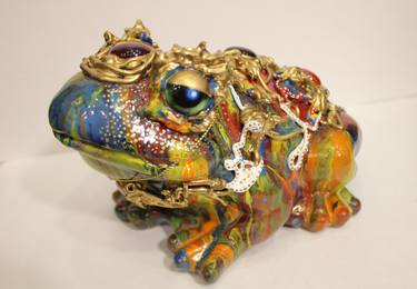 Unique Ceramic Magic Princess Frog Oriental Fairy Tale thumb