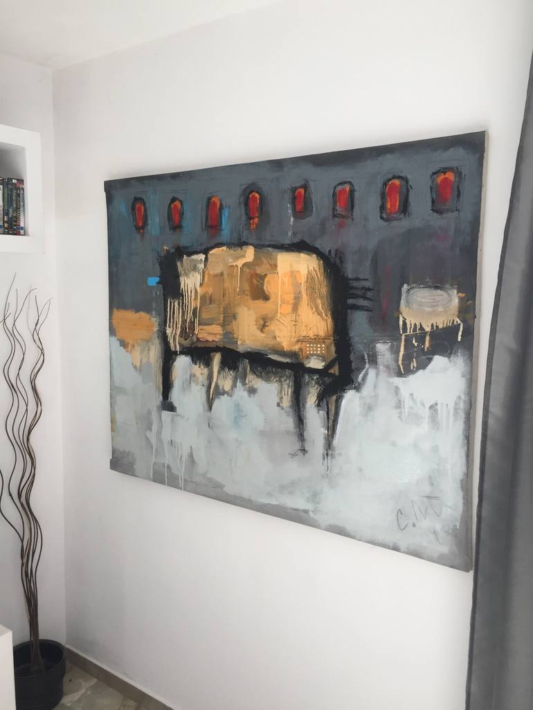 Original Modern Abstract Painting by Stanimir Todorov