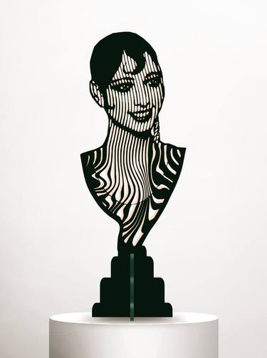 Original Kinetic Pop Culture/Celebrity Sculpture by Marcos Marin