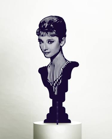 Original Portraiture Pop Culture/Celebrity Sculpture by Marcos Marin