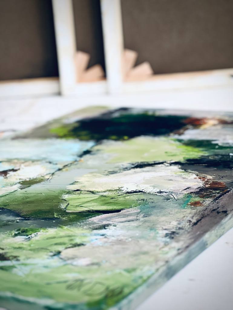 Original Contemporary Abstract Painting by Egle Kurlianskaite