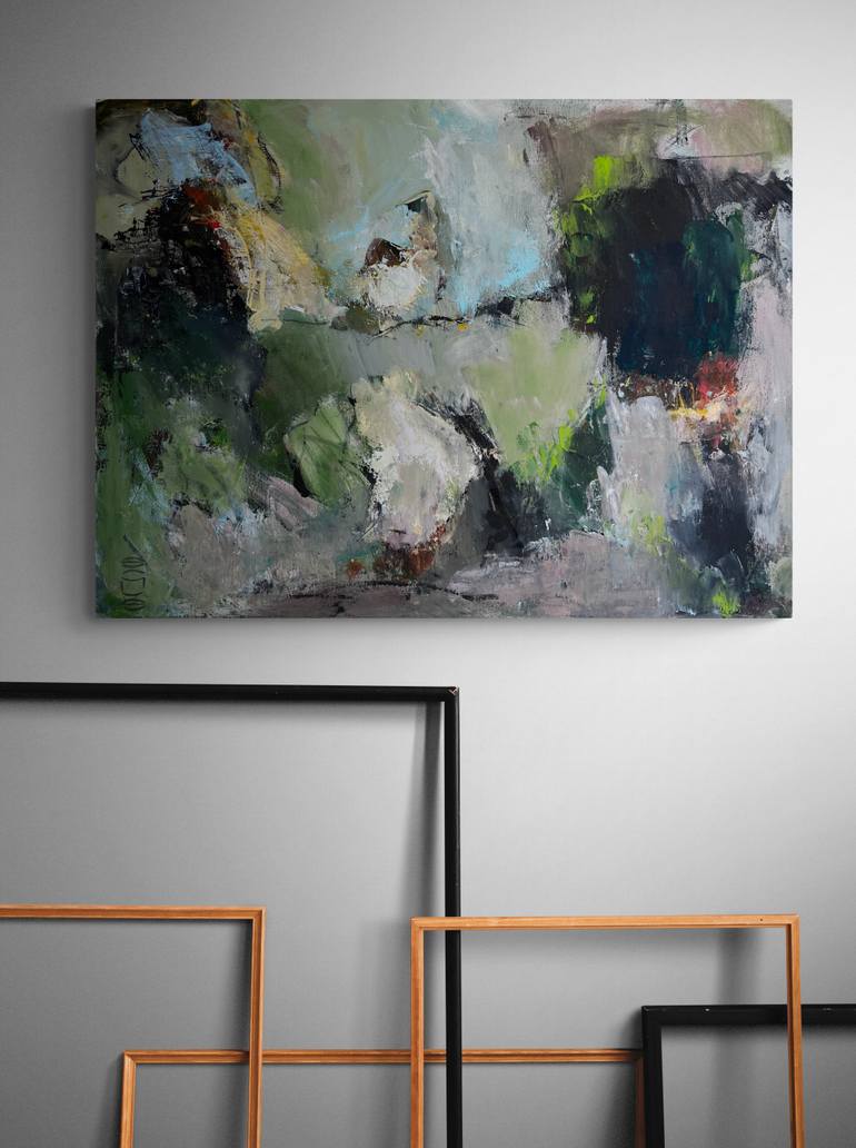 Original Contemporary Abstract Painting by Egle Kurlianskaite