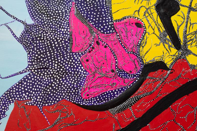 Original Abstract Expressionism Abstract Painting by Laran Art