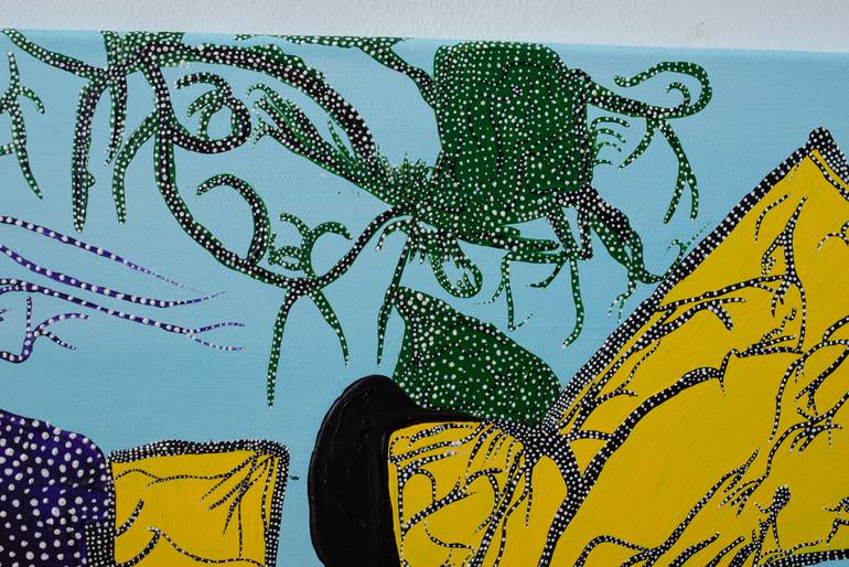 Original Abstract Expressionism Abstract Painting by Laran Art
