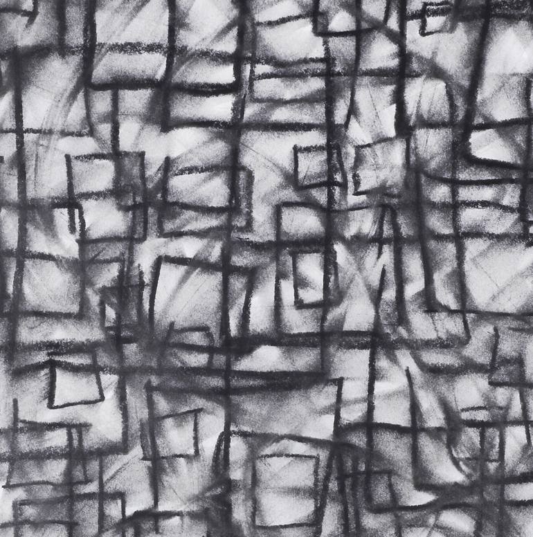 Original Minimalism Abstract Drawing by James McKenna