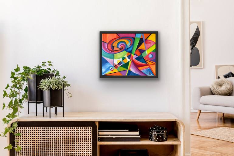 Original Abstract Painting by Marjory Boyle Crooks