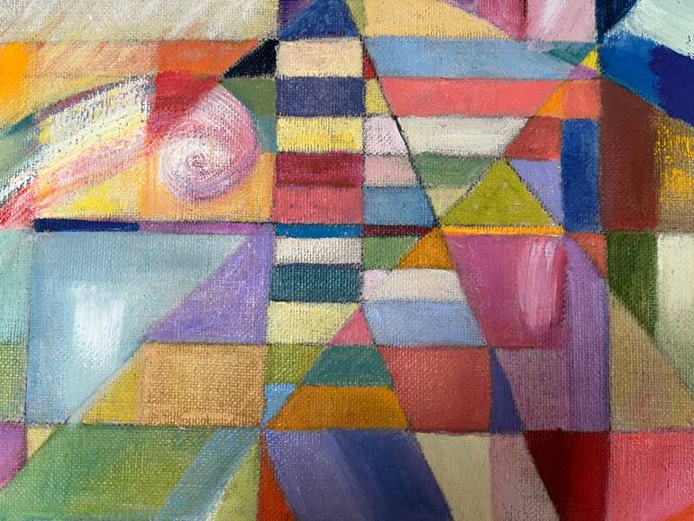 Original Abstract Expressionism Abstract Painting by Marjory Boyle Crooks