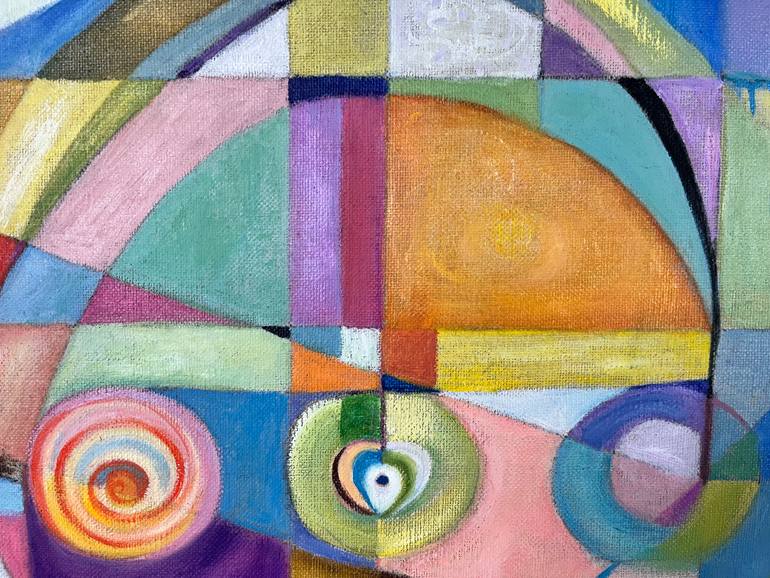Original Abstract Expressionism Abstract Painting by Marjory Boyle Crooks