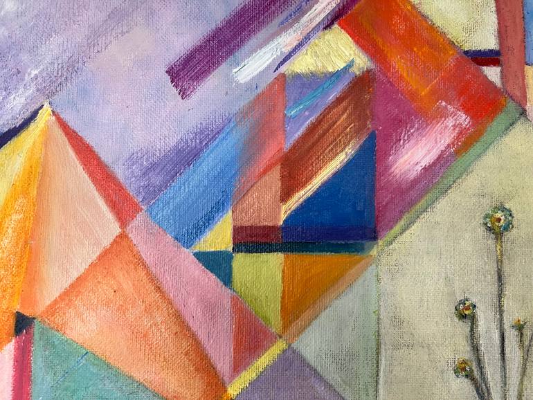 Original Abstract Expressionism Abstract Painting by Marjory Boyle Crooks