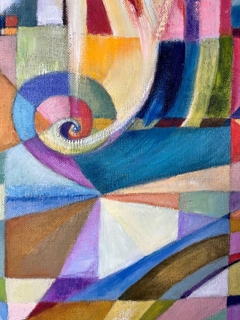 Original Abstract Expressionism Abstract Painting by Marjory Boyle Crooks