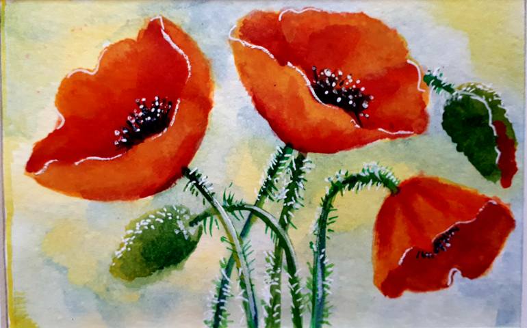 Original Impressionism Floral Painting by Tatyana Orlovetskaya