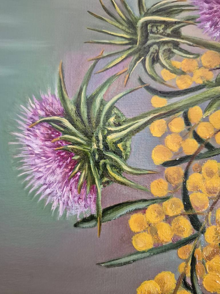 Original Figurative Floral Painting by Tatyana Orlovetskaya