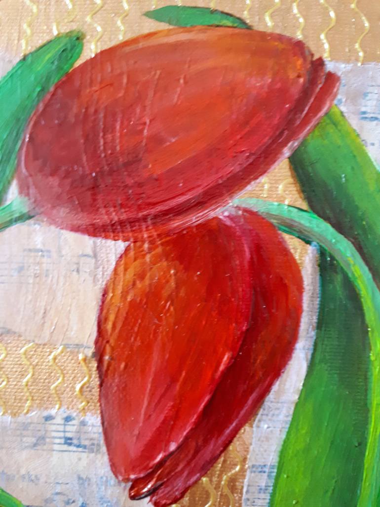 Original Figurative Floral Painting by Tatyana Orlovetskaya