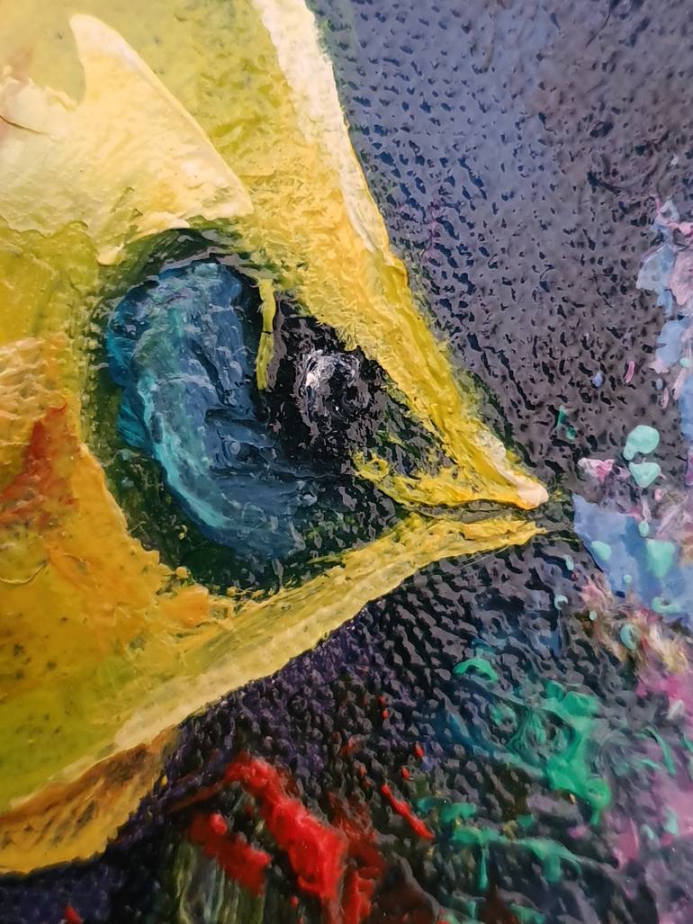 Original Impressionism Animal Painting by Tatyana Orlovetskaya