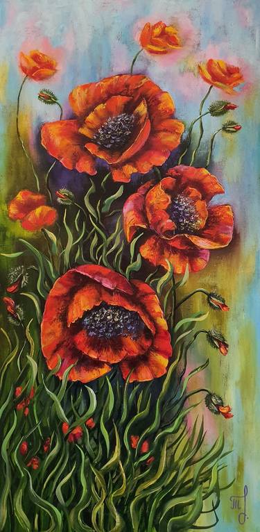 Original Fine Art Floral Paintings by Tatyana Orlovetskaya