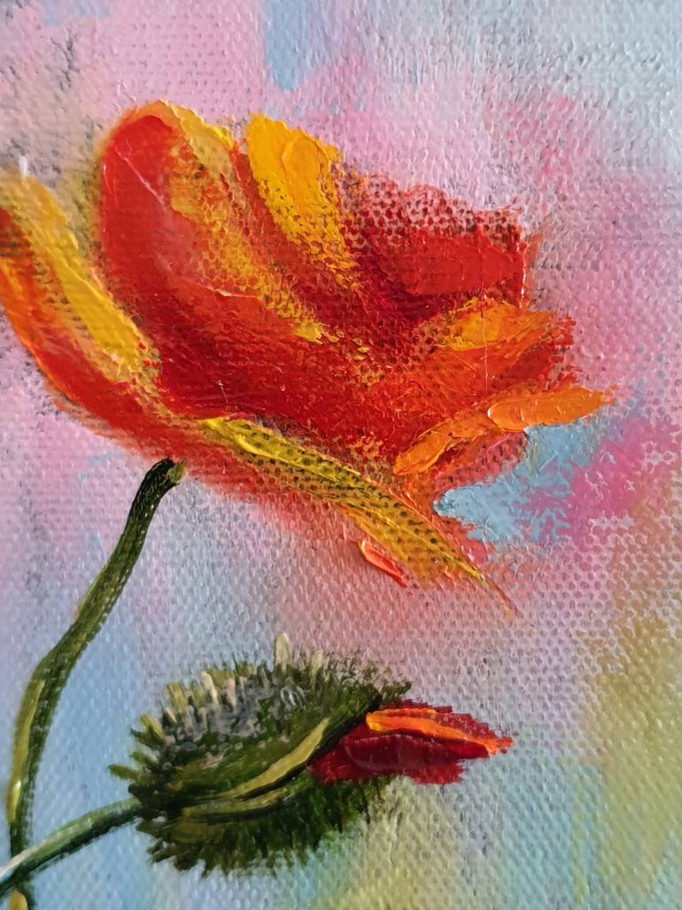 Original Fine Art Floral Painting by Tatyana Orlovetskaya