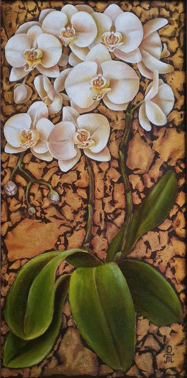 Original Art Deco Floral Paintings by Tatyana Orlovetskaya