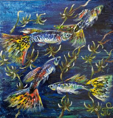 Print of Figurative Fish Paintings by Tatyana Orlovetskaya