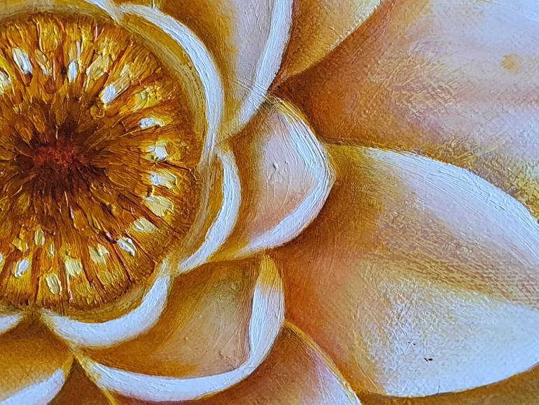 Lotus flower Painting by Tatyana Orlovetskaya | Saatchi Art