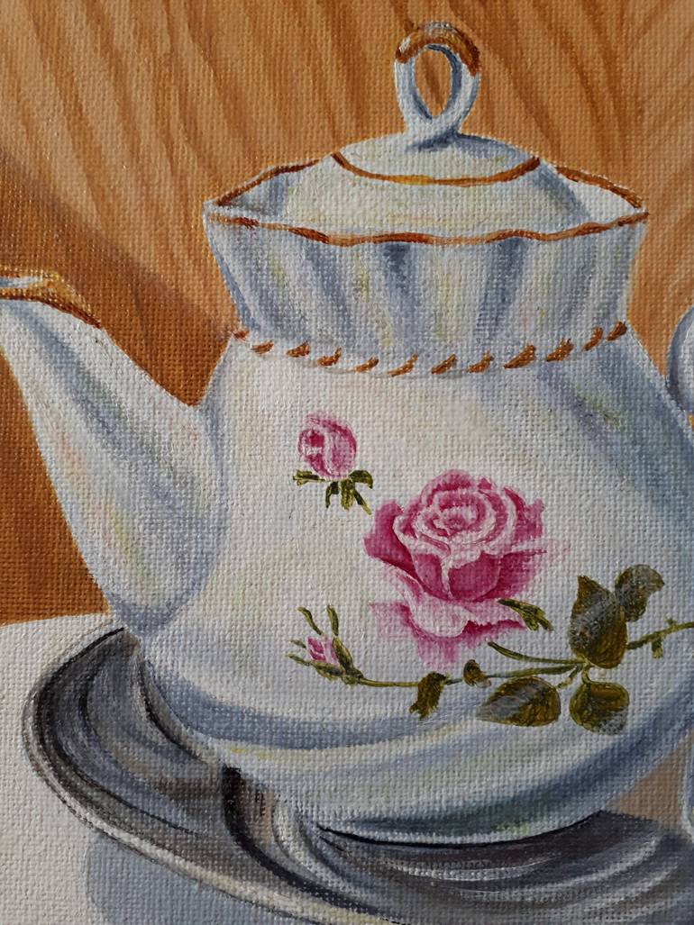 Original Art Deco Food & Drink Painting by Tatyana Orlovetskaya