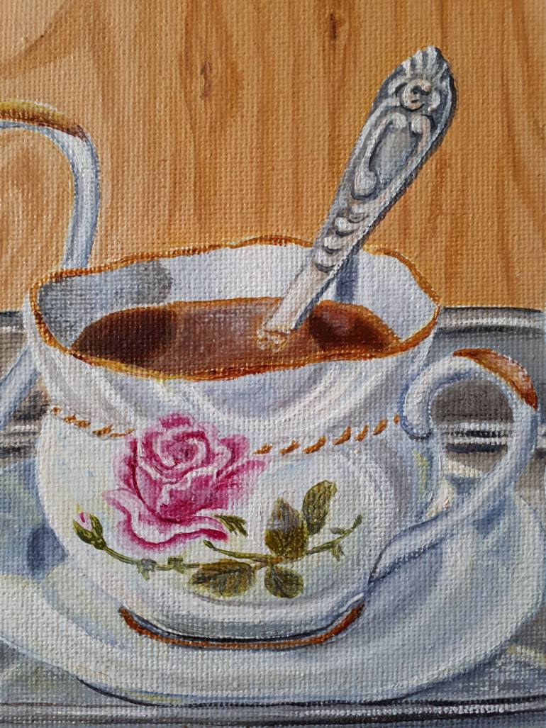 Original Art Deco Food & Drink Painting by Tatyana Orlovetskaya