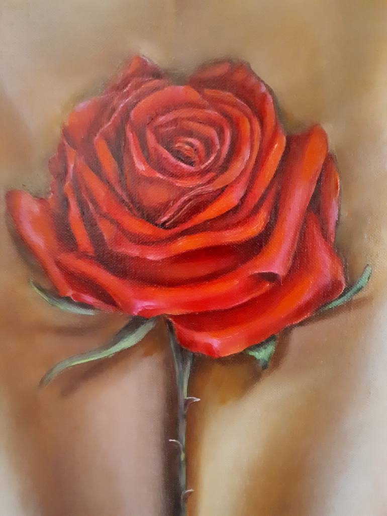 Original Art Deco Erotic Painting by Tatyana Orlovetskaya