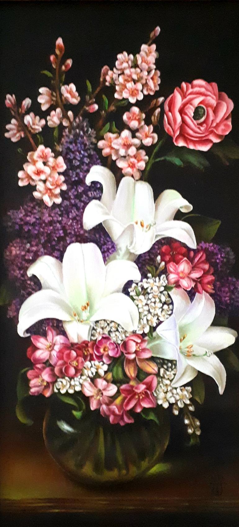 Print of Fine Art Floral Paintings by Tatyana Orlovetskaya