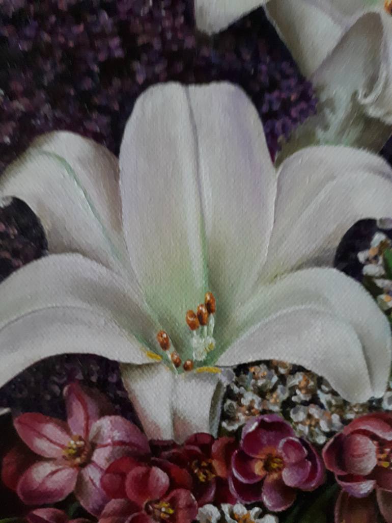 Original Fine Art Floral Painting by Tatyana Orlovetskaya