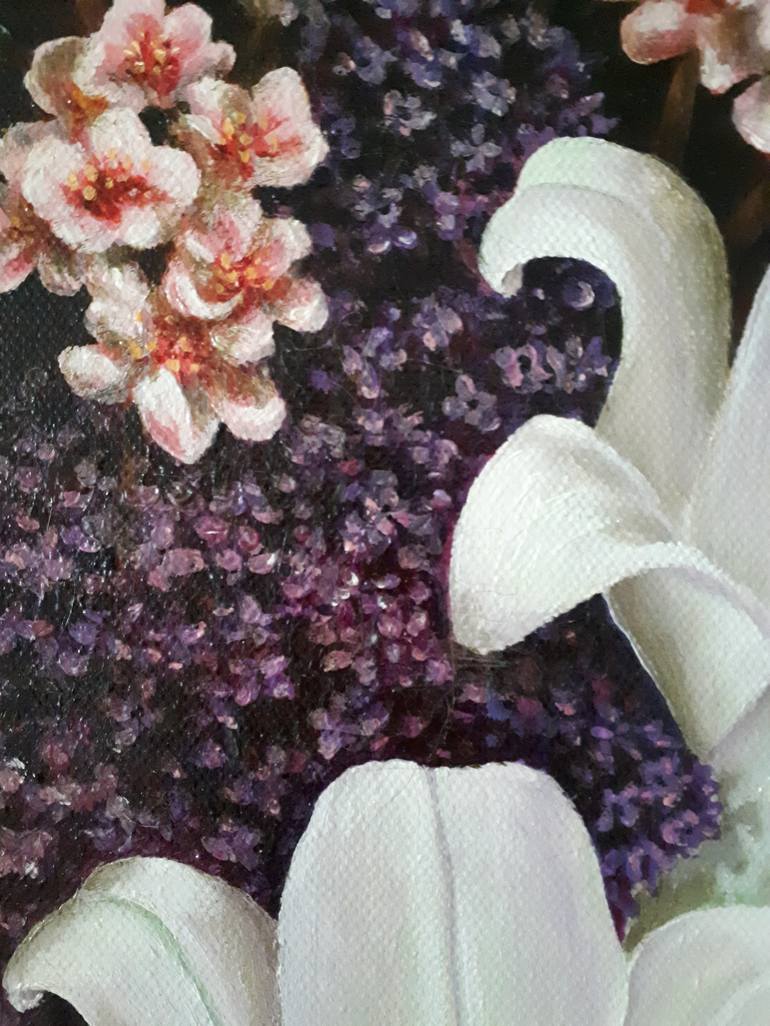 Original Fine Art Floral Painting by Tatyana Orlovetskaya