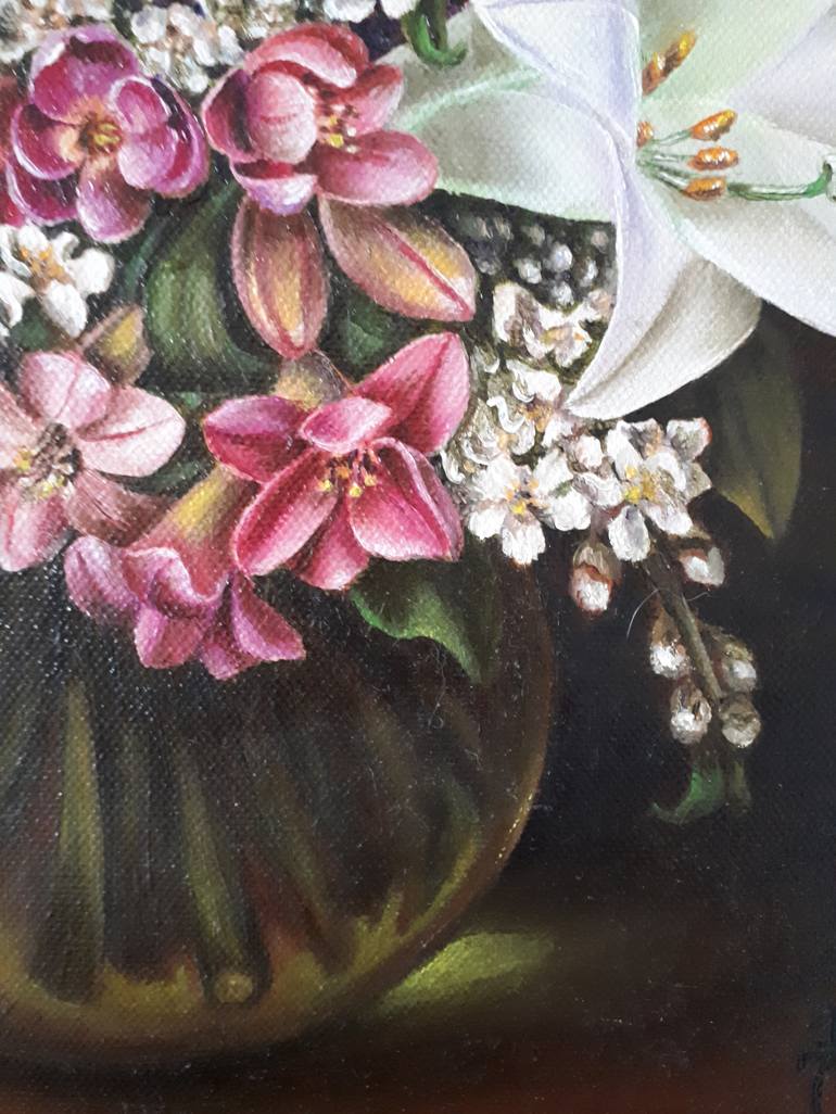 Original Floral Painting by Tatyana Orlovetskaya