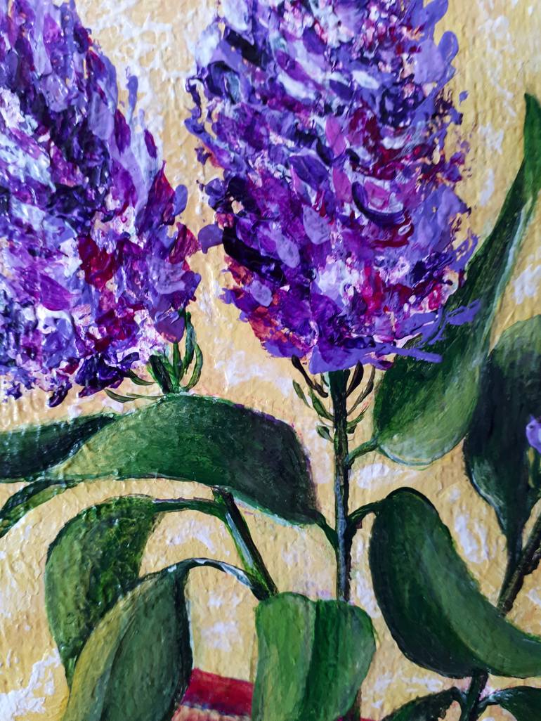 Original Art Deco Floral Painting by Tatyana Orlovetskaya