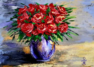 Original Abstract Expressionism Floral Paintings by Tatyana Orlovetskaya