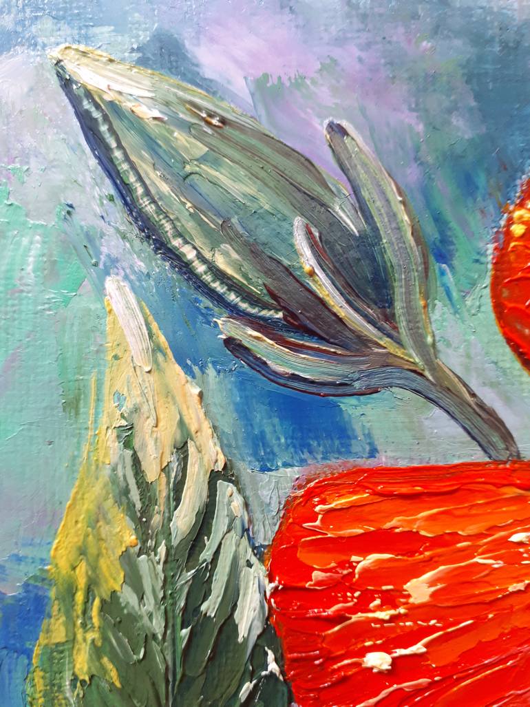 Original Illustration Floral Painting by Tatyana Orlovetskaya