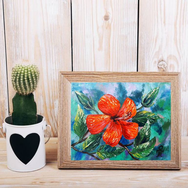 Original Illustration Floral Painting by Tatyana Orlovetskaya