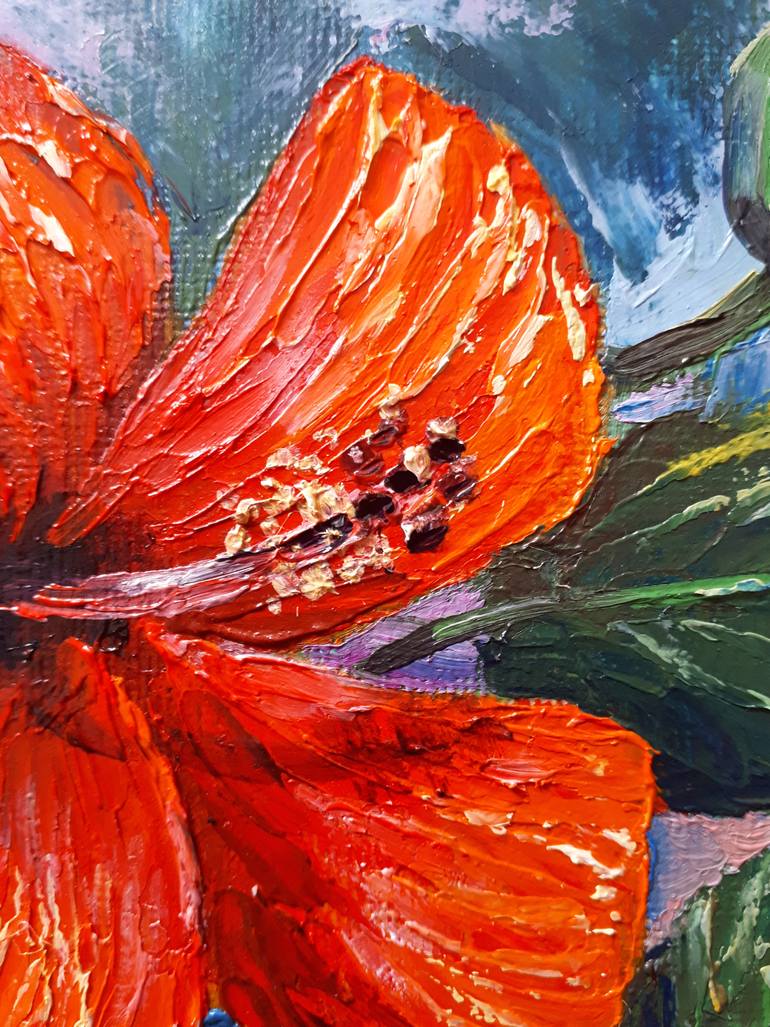 Original Illustration Floral Painting by Tatyana Orlovetskaya