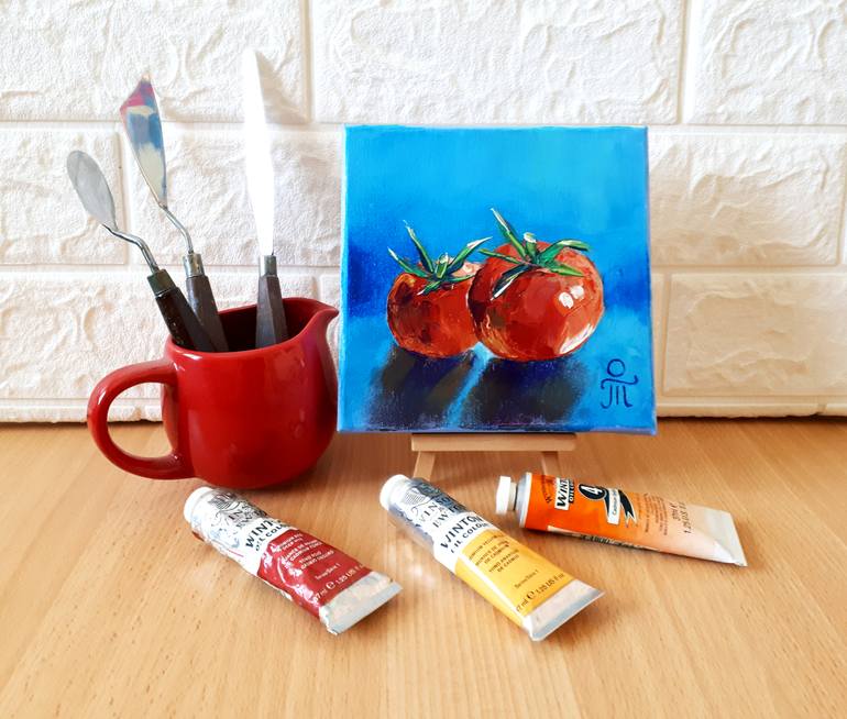 Original Art Deco Still Life Painting by Tatyana Orlovetskaya