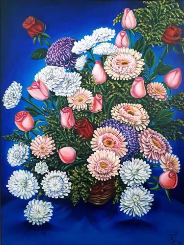 Print of Realism Floral Paintings by Tatyana Orlovetskaya
