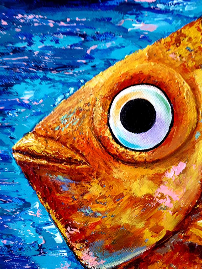 Original Fish Painting by Tatyana Orlovetskaya