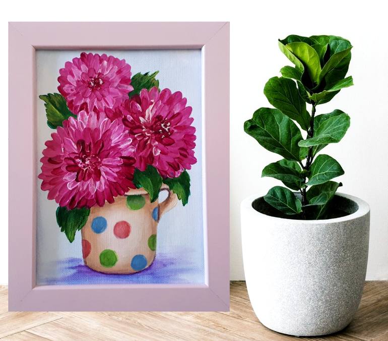 Original Floral Painting by Tatyana Orlovetskaya