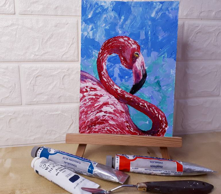 Original Art Deco Animal Painting by Tatyana Orlovetskaya