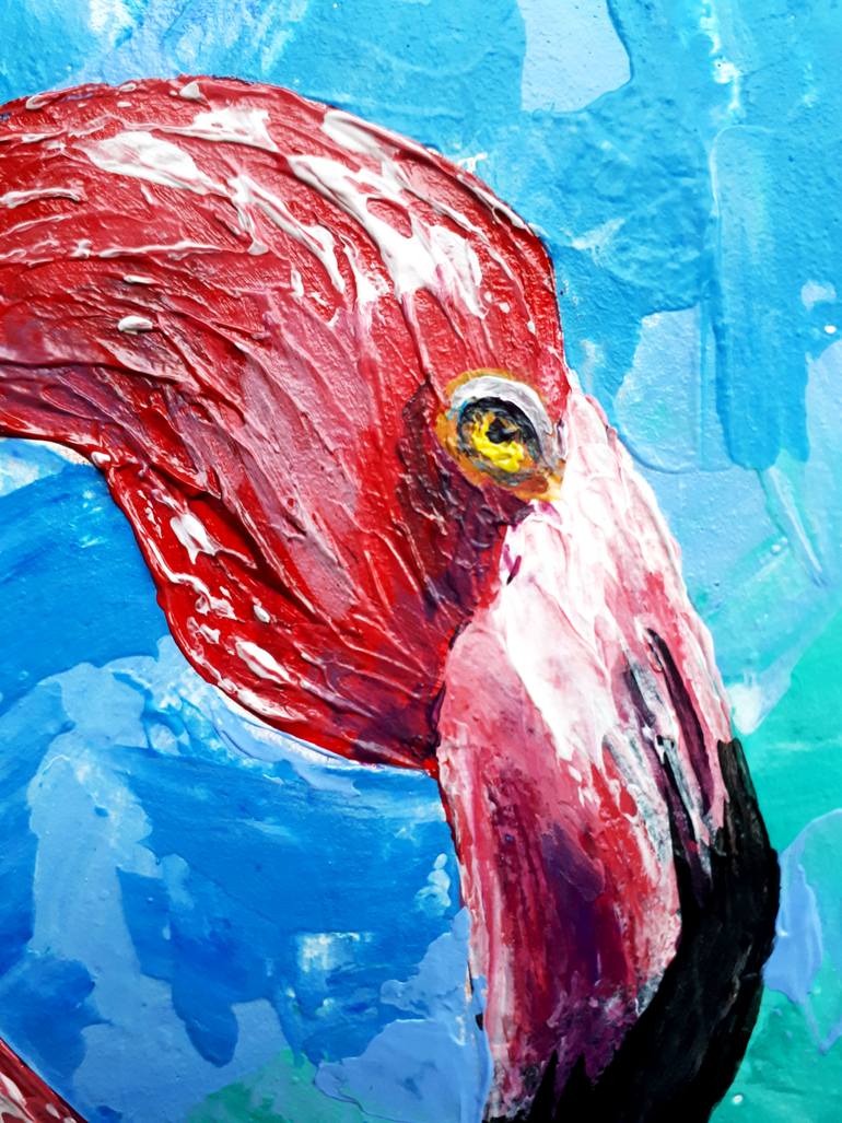 Original Art Deco Animal Painting by Tatyana Orlovetskaya