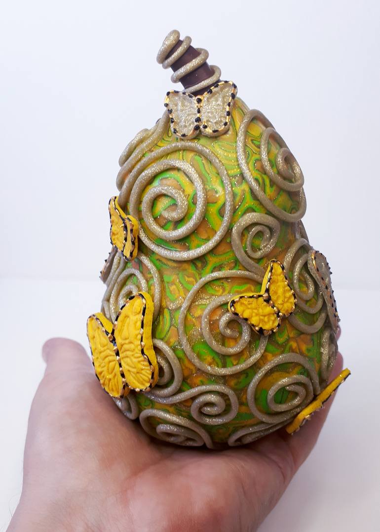 Original Art Deco Still Life Sculpture by Tatyana Orlovetskaya