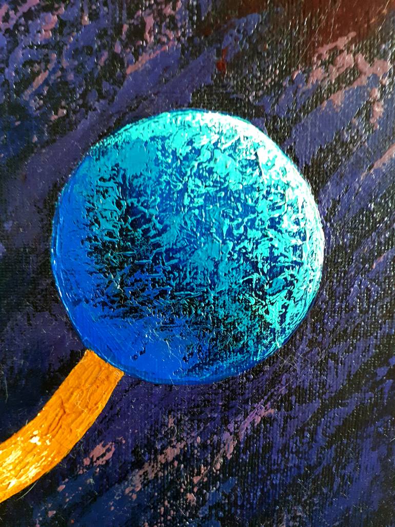 Original Abstract Expressionism Abstract Painting by Tatyana Orlovetskaya