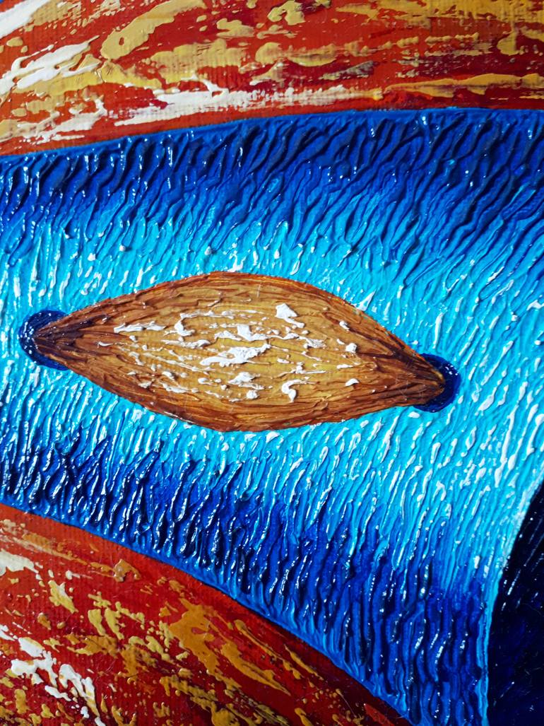 Original Abstract Expressionism Abstract Painting by Tatyana Orlovetskaya