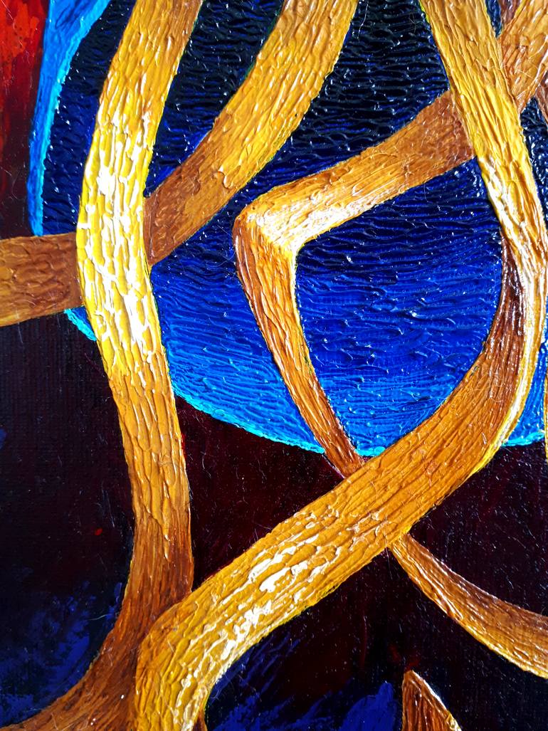 Original Abstract Expressionism Abstract Painting by Tatyana Orlovetskaya