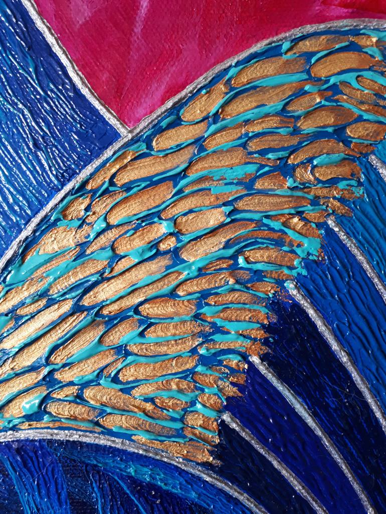 Original Abstract Fantasy Painting by Tatyana Orlovetskaya