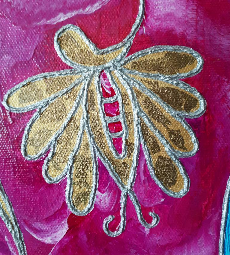 Original Abstract Fantasy Painting by Tatyana Orlovetskaya