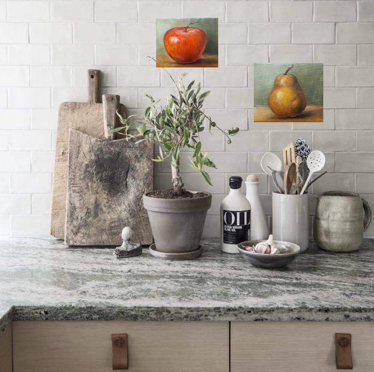 Original Art Deco Still Life Painting by Tatyana Orlovetskaya